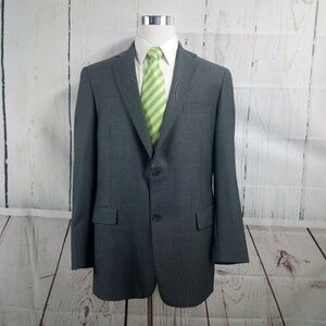 Hart Schaffner Marx Nordstrom 44L Gray Suit Blazer